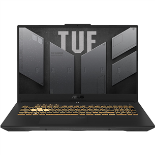 ASUS TUF Gaming F17 (2023), 17,3'', FHD, 144 Гц, i7, 16 ГБ, 512 ГБ, RTX 4050, ENG, серый - Ноутбук FX707ZU4-HX019W