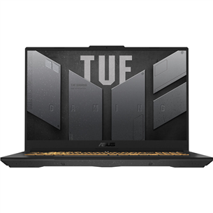 ASUS TUF Gaming F17 (2023), 17.3'', FHD, 144 Hz, i7, 16 GB, 512 GB, RTX 4050, ENG, pelēka - Portatīvais dators