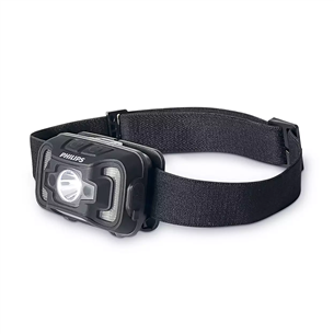 Philips Rechargeable Sensor Headlamp, melna - Galvas lukturis