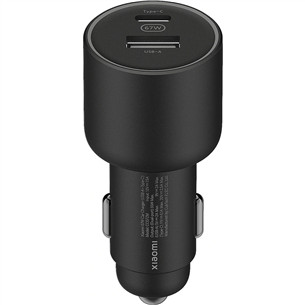 Xiaomi 67 W Car Charger, USB-A, USB-C, melna - Auto lādētājs BHR6814GL