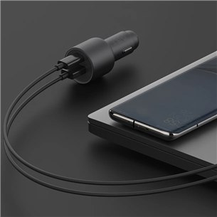 Xiaomi 67 W Car Charger, USB-A, USB-C, black - Car charger