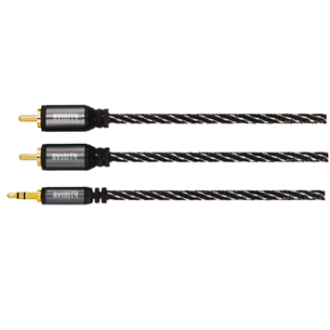 Avinity 2 RCA - 3,5mm, melna/pelēka - Vads