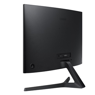 Samsung Essential, 24'', Full HD, 75 Hz, LED VA, melna - Izliekts monitors