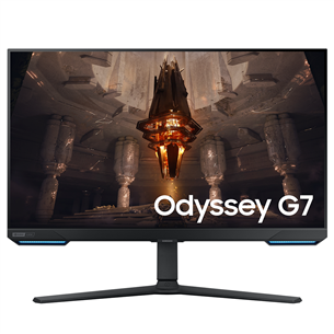 Samsung Odyssey G7, 28'', UHD, LED IPS, 144 Гц, черный - Монитор LS28BG700EPXEN