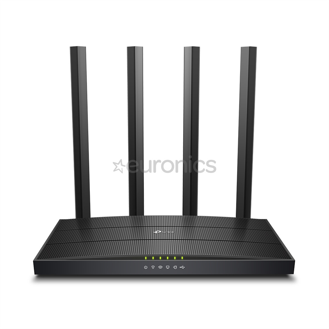 TP-Link Archer C6 MU-MIMO Gigabit, черный - WiFi-роутер