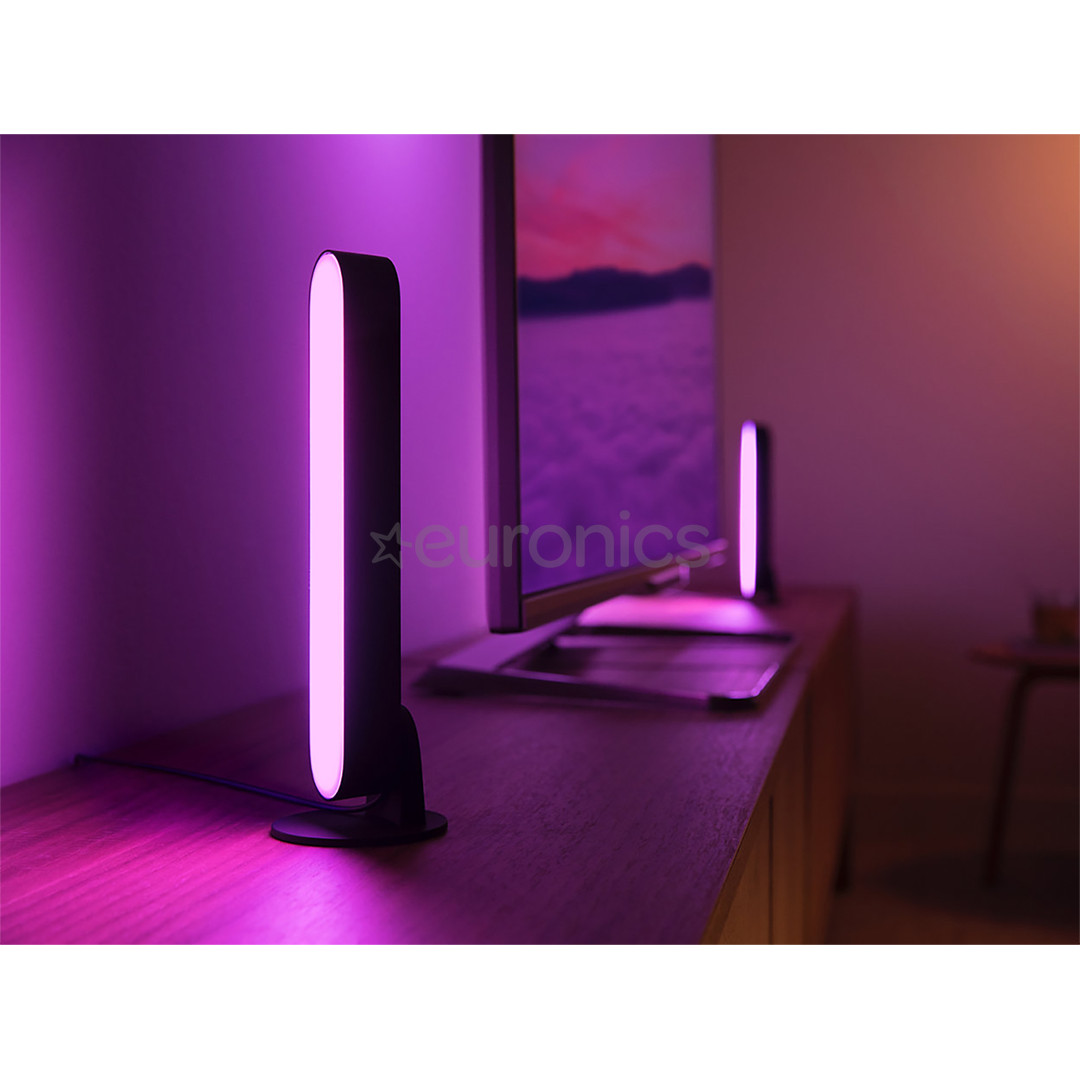 Philips Hue Play Light Bar, White and Color Ambiance, black - Smart Light extension