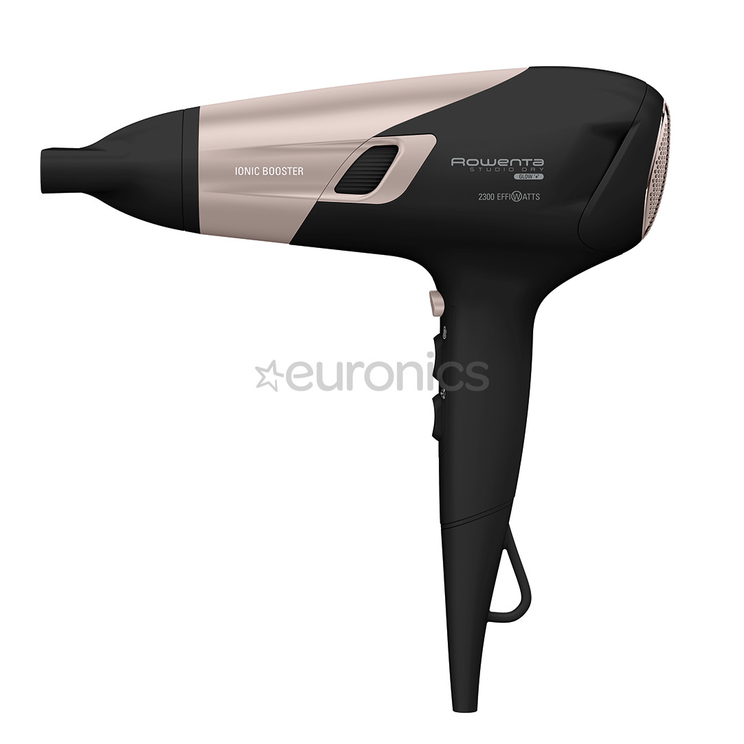 Rowenta Studio Dry Glow, 2100 W, black/pink - Hair dryer