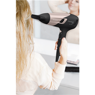 Rowenta Studio Dry Glow, 2100 W, black/pink - Hair dryer