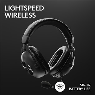 Logitech G PRO X 2, black - Wireless headset