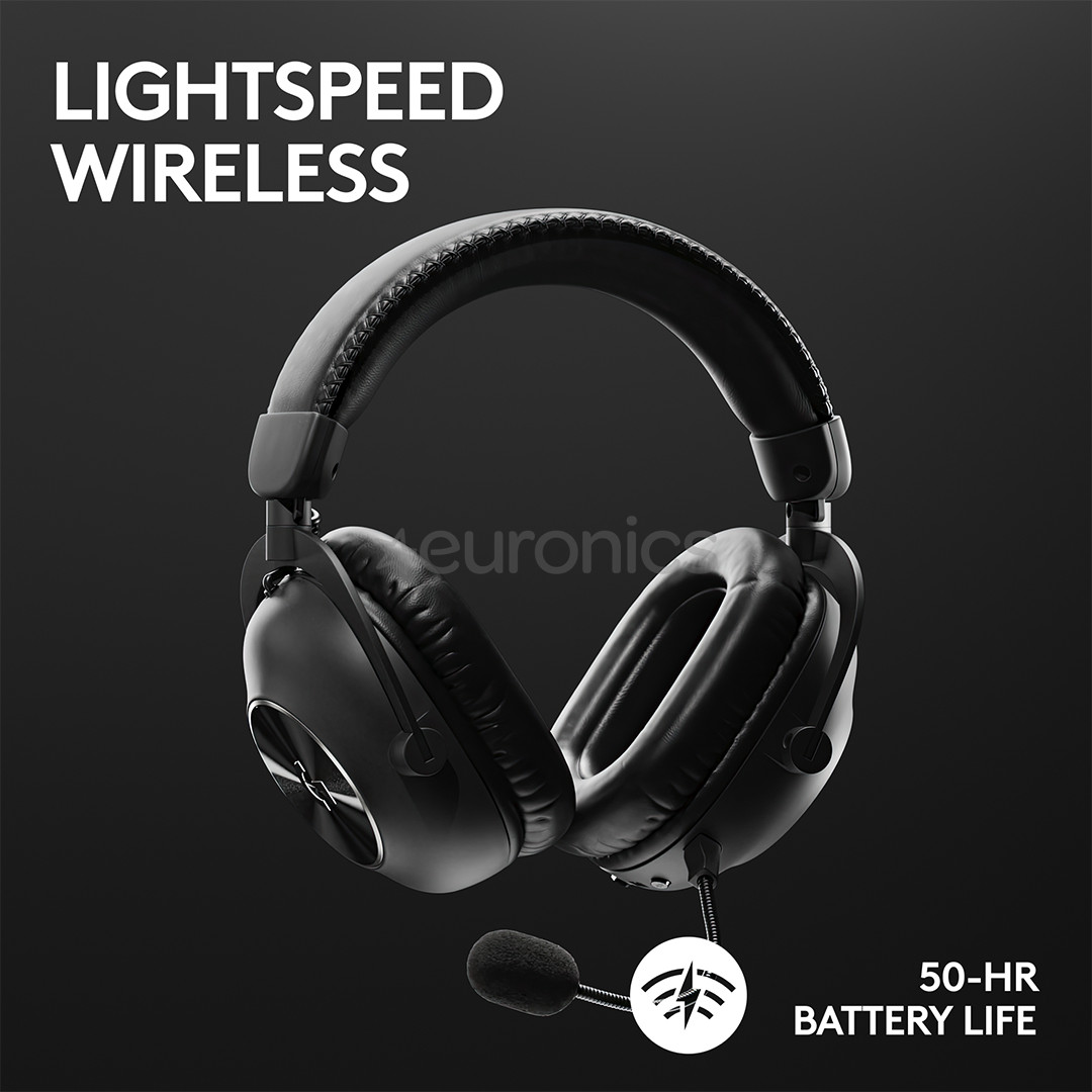 Logitech G PRO X 2, black - Wireless headset
