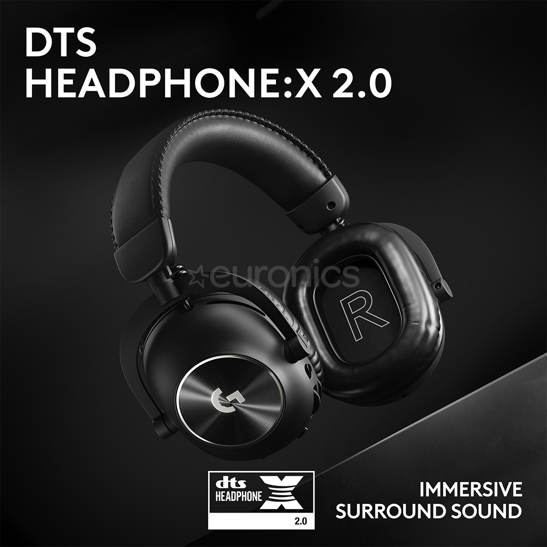 Logitech G PRO X 2, black - Wireless headset