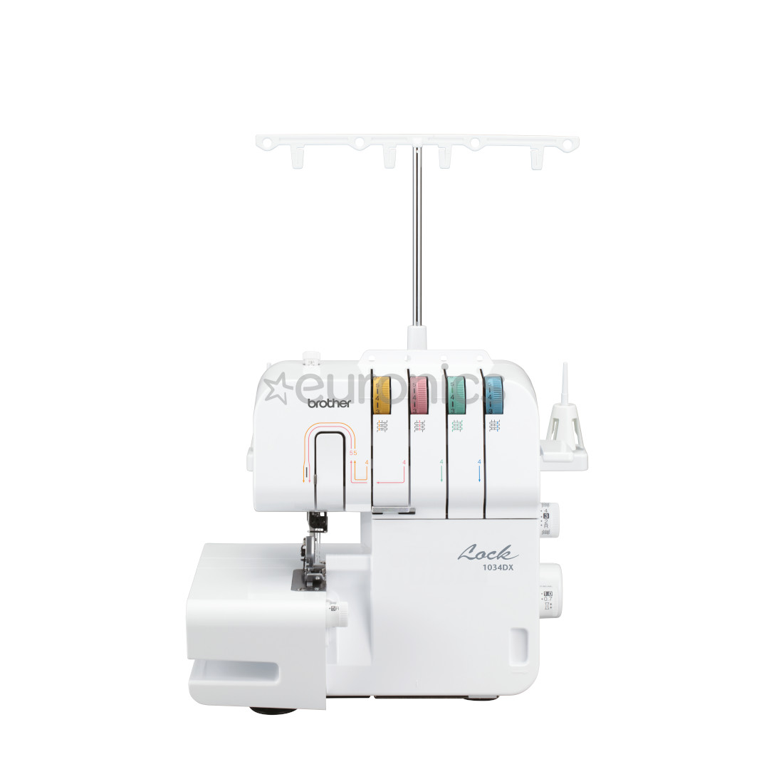 Brother, white/colorful - Overlok