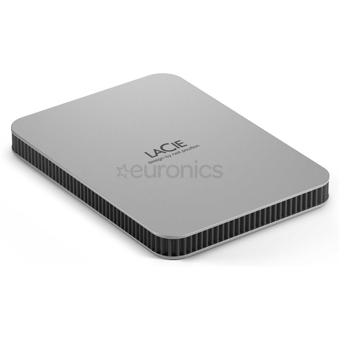 LaCie Mobile Drive, USB-C, 2 TB, gray - External hard drive