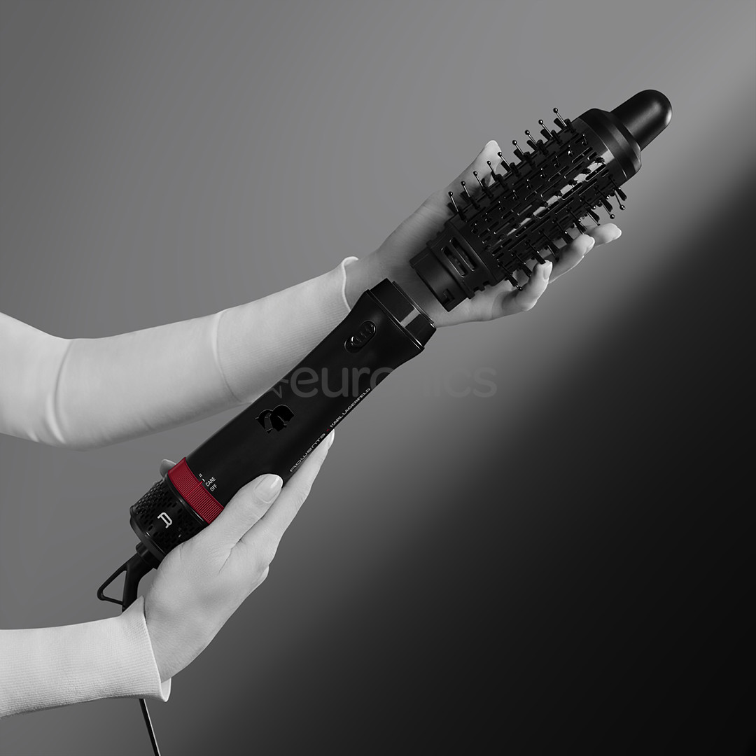 Rowenta x Karl Lagerfeld Express Style, 800 Вт, черный - Фен-щетка