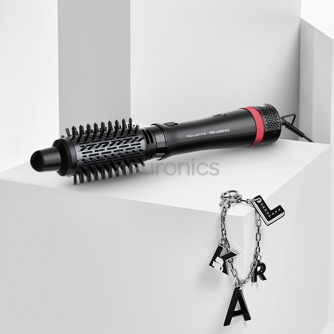 Rowenta x Karl Lagerfeld Express Style, 800 Вт, черный - Фен-щетка