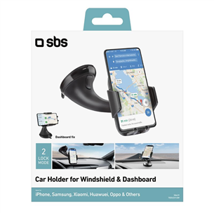 SBS Freeway, black - Car phone holder