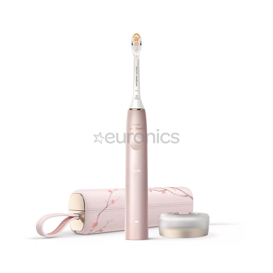 Philips Sonicare 9900 Prestige SenseIQ, розовый - Электрическая зубная щетка + футляр