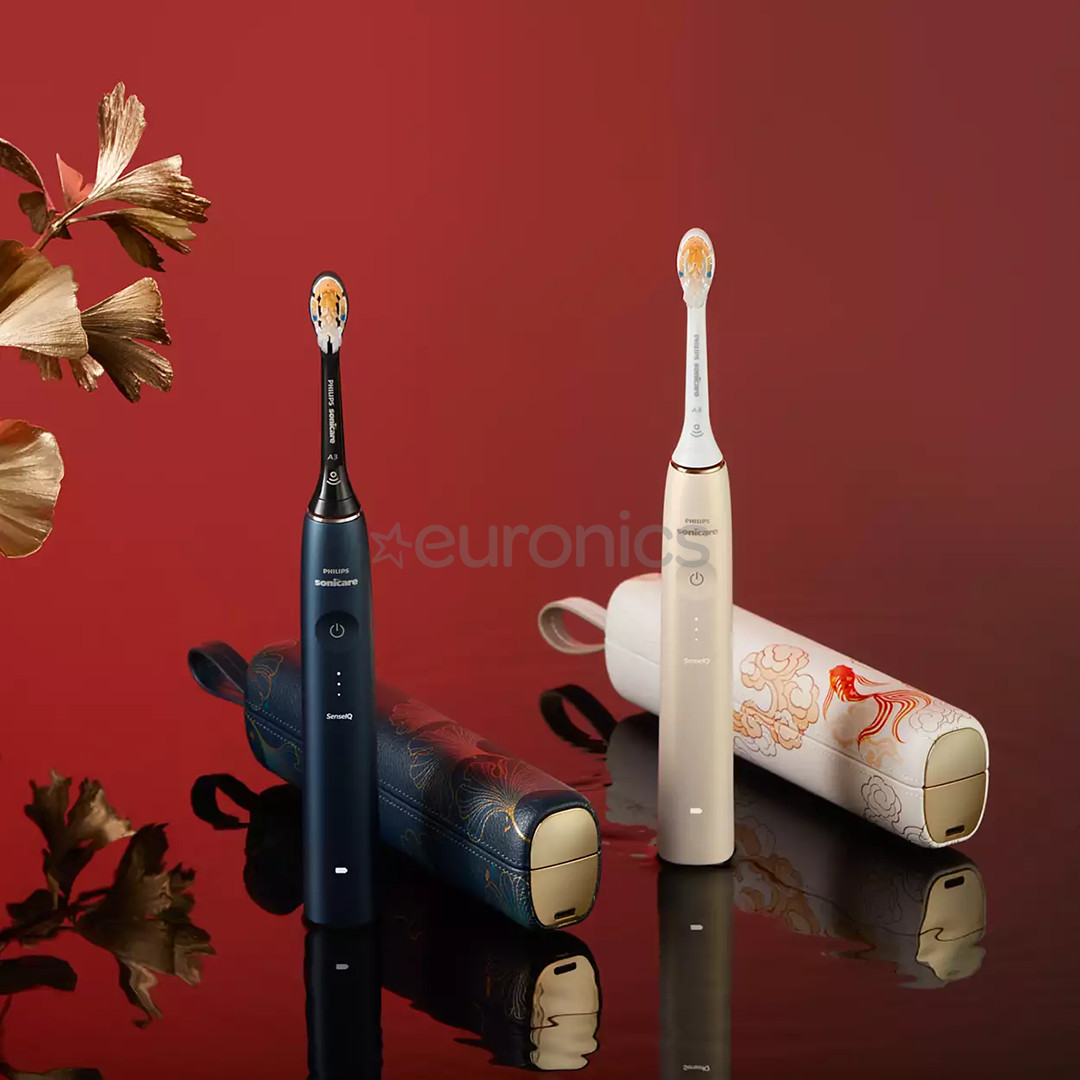 Philips Sonicare 9900 Prestige SenseIQ, zila - Elektriskā zobu birste + ceļojuma futrālis