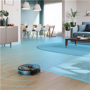 Philips HomeRun 3000 Series Aqua, Wet & Dry, black - Robot vacuum cleaner