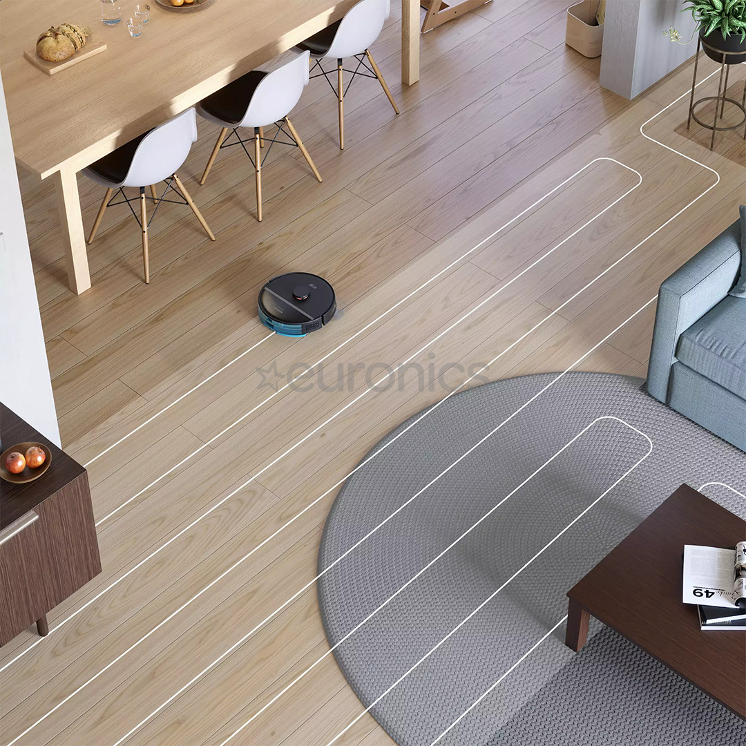Philips HomeRun 3000 Aqua, Wet & Dry, melna - Robots putekļu sūcējs