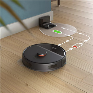 Philips HomeRun 3000 Aqua, Wet & Dry, melna - Robots putekļu sūcējs
