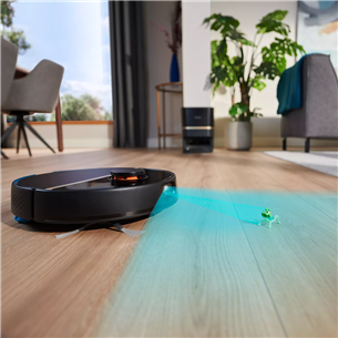 Philips HomeRun 7000 Series Aqua, Wet & Dry, black - Robot vacuum cleaner