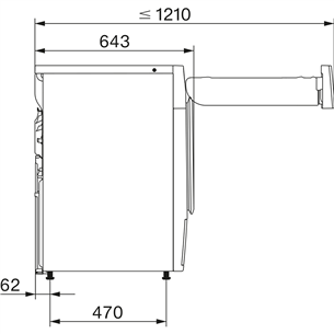 Miele, EcoSpeed & 8 kg, dziļums 64.3 cm, balta - Veļas žāvētājs