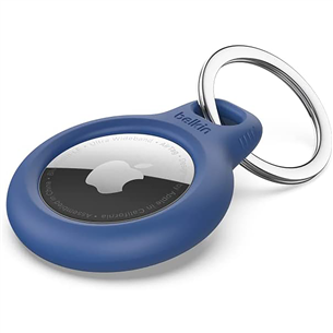 Belkin Secure Holder with Key Ring for AirTag, zila - Atslēgu piekariņš