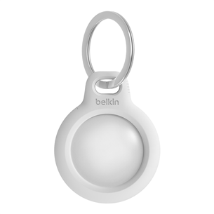 Belkin Secure Holder with Key Ring for AirTag, balta - Atslēgu piekariņš