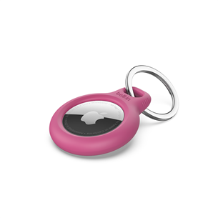 Belkin Secure Holder with Key Ring for AirTag, rozā - Atslēgu piekariņš