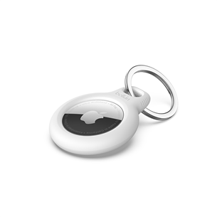 Belkin Secure Holder with Key Ring for AirTag, white - Holder