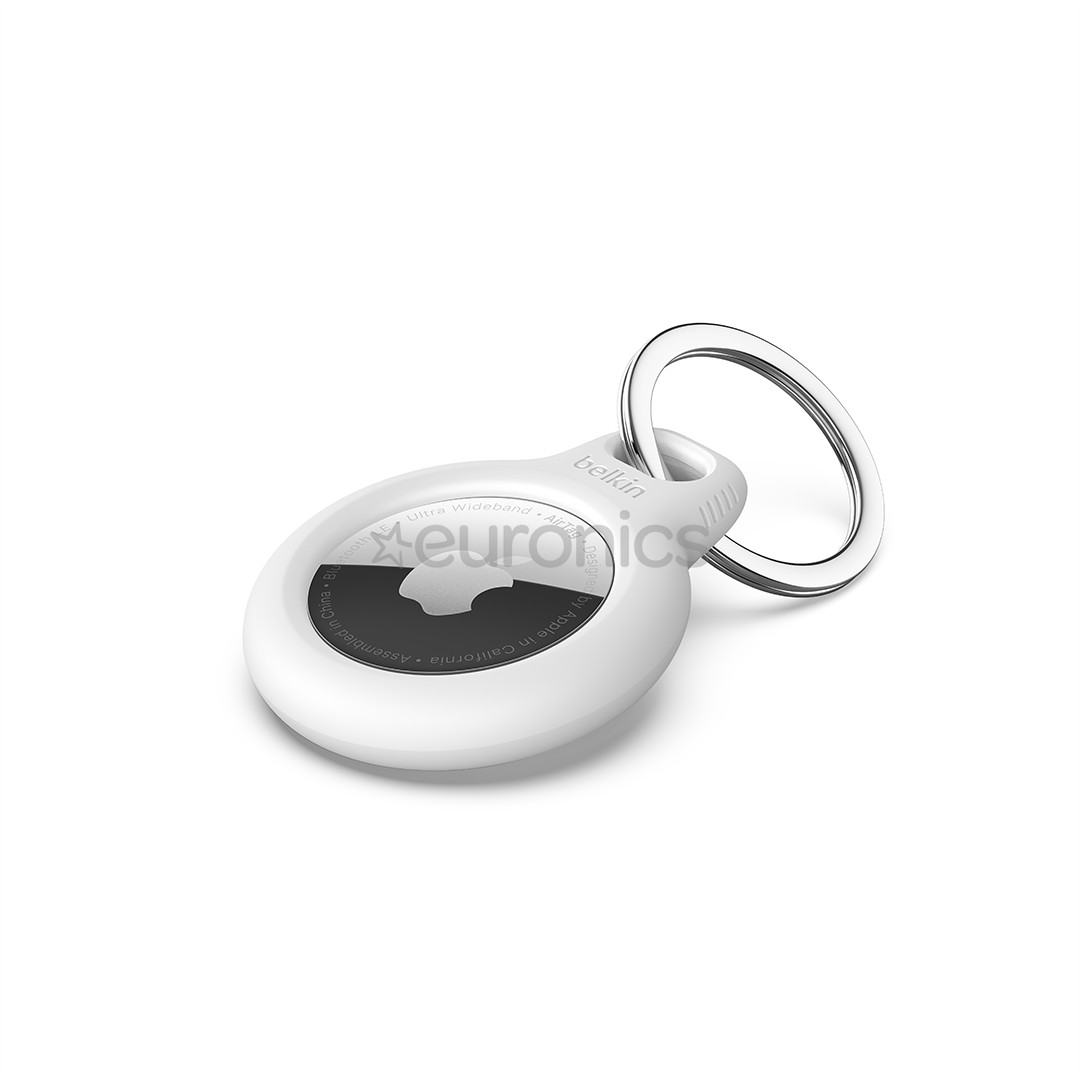 Belkin Secure Holder with Key Ring for AirTag, balta - Atslēgu piekariņš