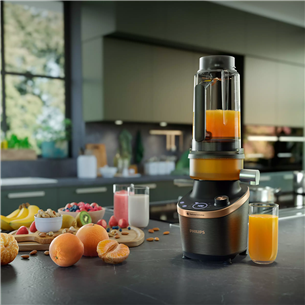 Philips Flip&Juice, 1500 W, melna - Blenderis