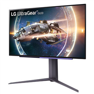 LG 27GR95QE UltraGear, 27'', QHD, OLED, 240 Hz, melna - Monitors