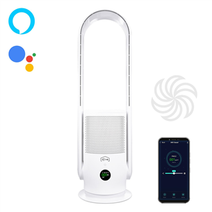 Djive Flowmate ARC Casual 2in1, white - Fan and air purifier