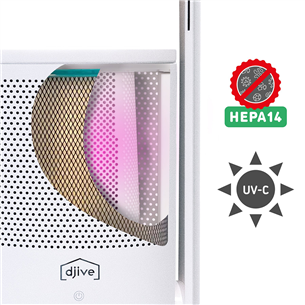 Djive Flowmate ARC Casual 2in1, balta - Ventilators un gaisa attīrītājs