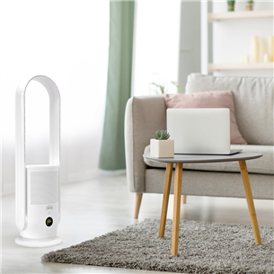 Djive Flowmate ARC Casual 2in1, white - Fan and air purifier