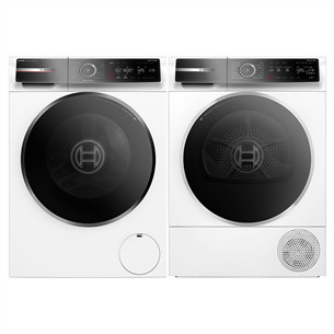 Bosch, Series 8, 10 кг + 9 кг - Стиральная машина + сушильная машина