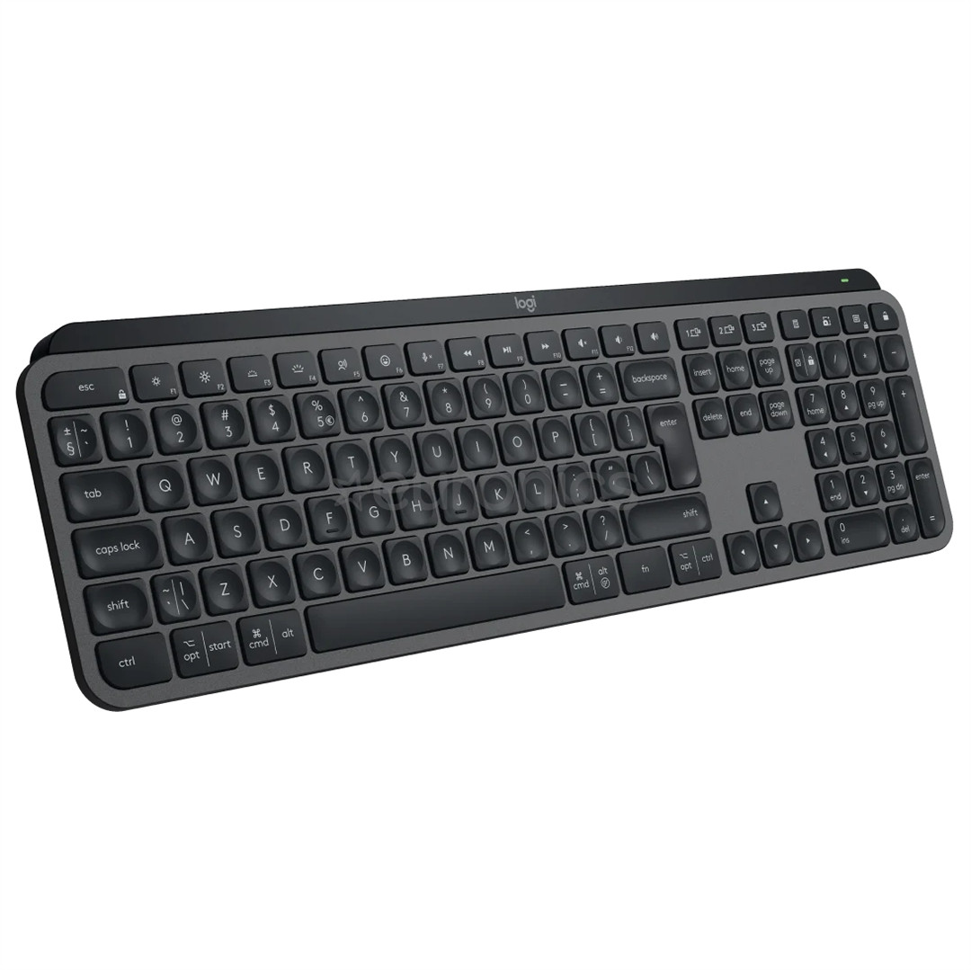 Logitech MX Keys S, SWE, tumši pelēka - Bezvadu klaviatūra