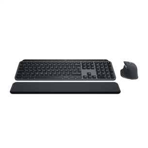 Logitech MX Keys S Combo, SWE, melna - Bezvadu klaviatūra ar peli