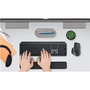 Logitech MX Keys S Combo, SWE, melna - Bezvadu klaviatūra ar peli