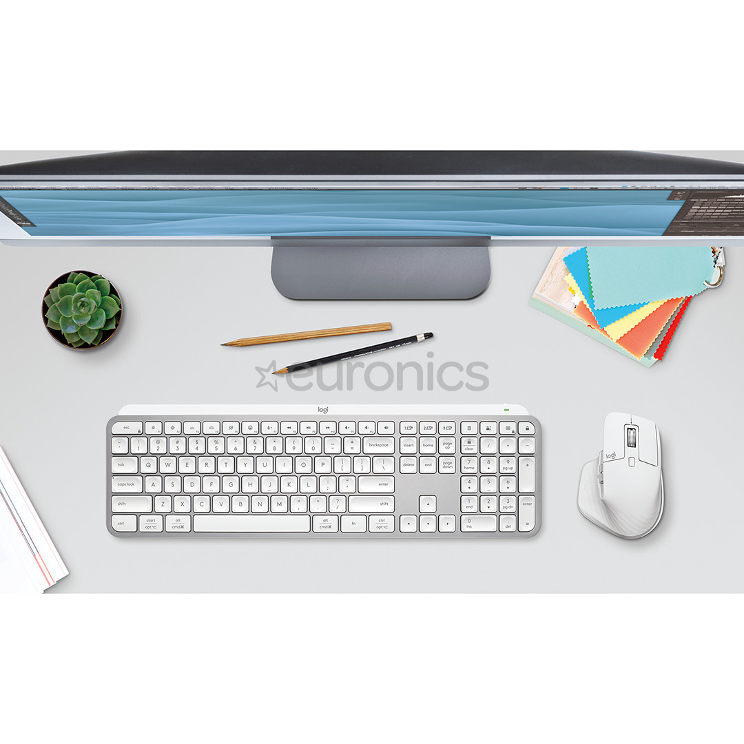 Logitech MX Keys S, SWE, gray - Wireless keyboard