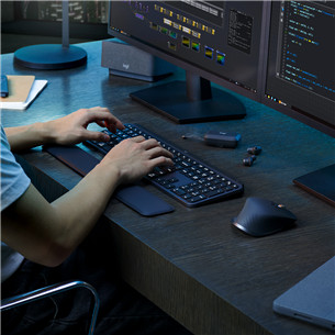 Logitech MX Keys S Combo, SWE, melna - Bezvadu klaviatūra ar peli