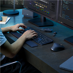 Logitech MX Keys S Combo, SWE, melna - Bezvadu klaviatūra ar peli