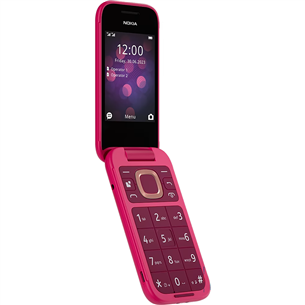 Nokia 2660 Flip, rozā - Mobilais telefons