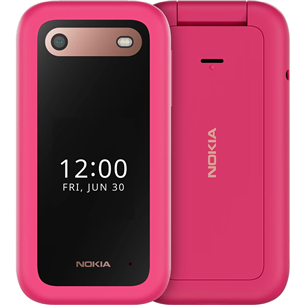 Nokia 2660 Flip, rozā - Mobilais telefons