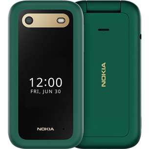 Nokia 2660 Flip, zaļa - Mobilais telefons