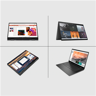 HP ENVY 15 x360 Laptop 15-ew0003ny, 15.6'', FHD, i5, 16 GB, 512 GB, ENG, melna - Portatīvais dators