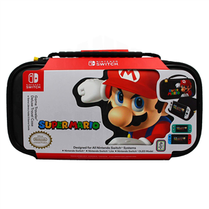 Bigben Nintendo Switch Game Traveler Deluxe Travel Case, Super Mario - Maciņš