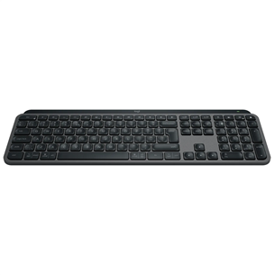 Logitech MX Keys S Plus, US, melna - Bezvadu klaviatūra